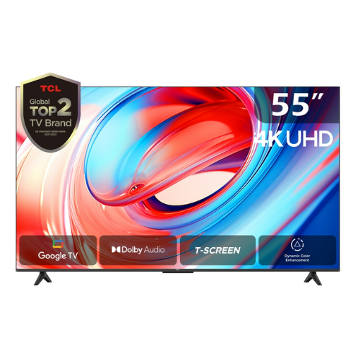 شاشة 55 بوصة تي سي ال سمارت - 4K LED - GOOGLE TV شاشة 55 بوصة تي سي ال سمارت - 4K LED - GOOGLE TV