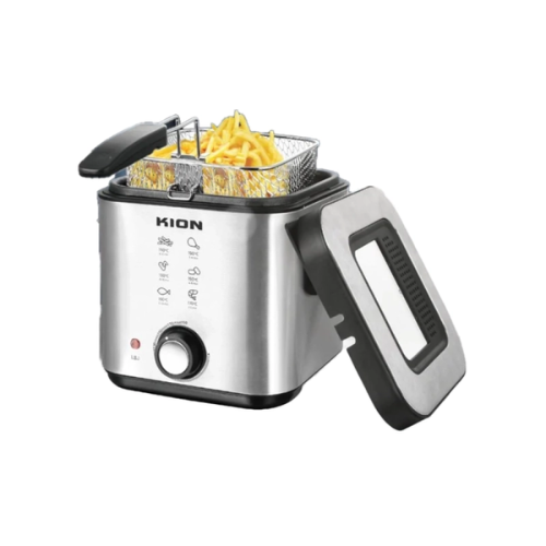 قلاية كيون زيت 1.5 لتر - 900 وات - ستيل قلاية كيون زيت 1.5 لتر - 900 وات - ستيل