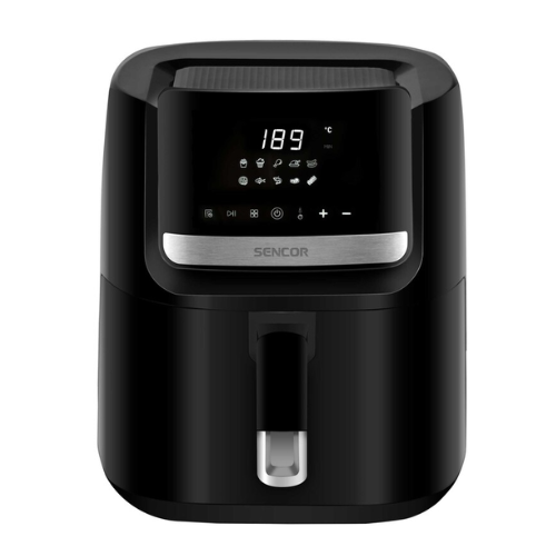 مقلاة هوائية سينكور 6.5 لتر - 1600 وات - أسود مقلاة هوائية سينكور 6.5 لتر - 1600 وات - أسود