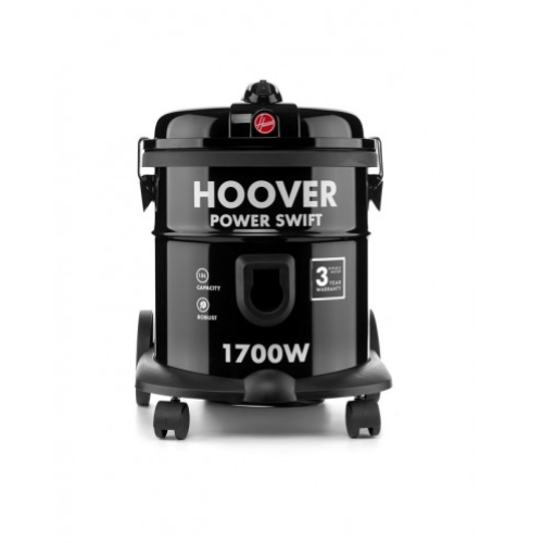 مكنسة هوفر برميل 15 لتر - 1700 وات - أسود مكنسة هوفر برميل 15 لتر - 1700 وات - أسود