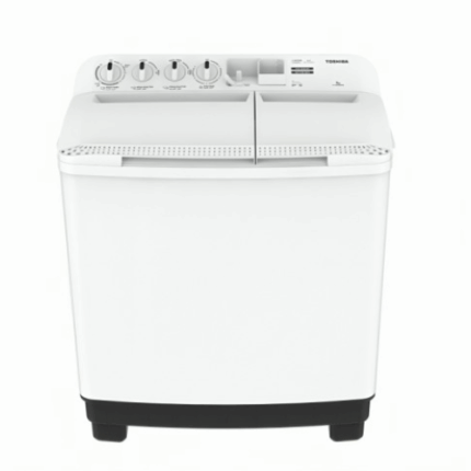 غسالة توشيبا 8 كيلو حوضين - أبيض