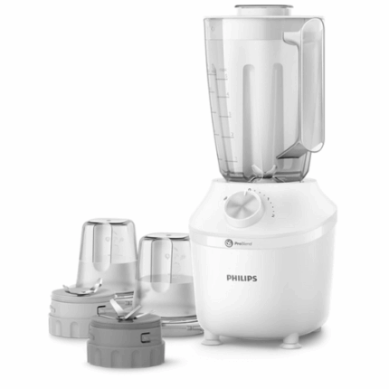 خلاط كهربائي فيليبس 600 وات - مع مطحنة ومفرمة