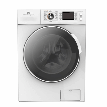 غسالة ملابس 12 كيلو وايت وستنجهاوس أمامية - أبيض