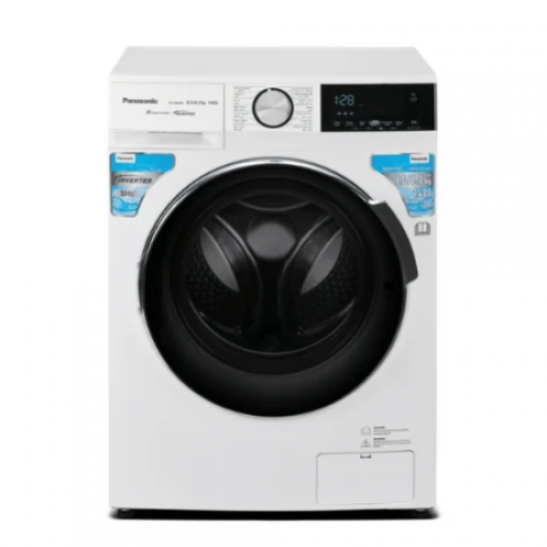 غسالة ملابس 8 كيلو باناسونيك أمامية - انفرتر - أبيض غسالة ملابس 8 كيلو باناسونيك أمامية - انفرتر - أبيض