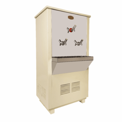 برادة ماء سبيل صقر الجزيرة 90 لتر - 3 صنبور - بيج