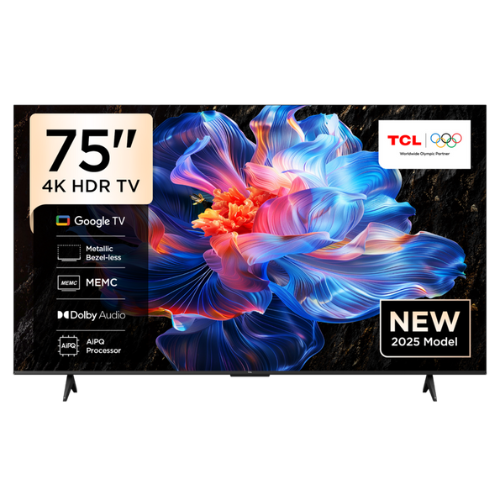 شاشه 75 بوصه سمارت تي سي ال - 4K LED - Google TV شاشه 75 بوصه سمارت تي سي ال - 4K LED - Google TV