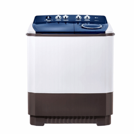 غسالة حوضين lg 12 كيلو - أبيض