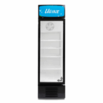 ثلاجة عرض زجاج يوجين 13 قدم - أسود