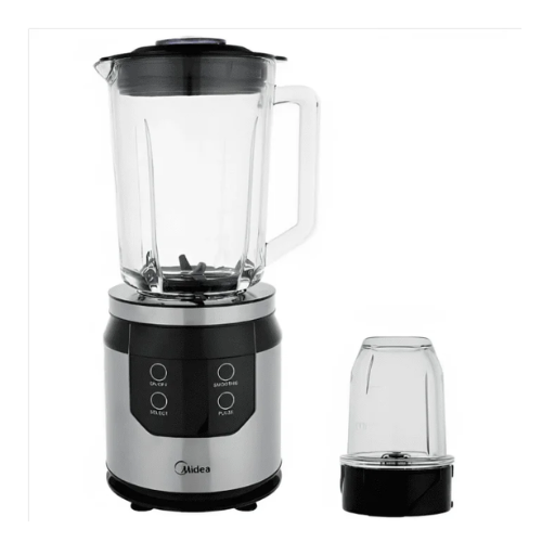 خلاط ميديا كهربائي 1.5 لتر - مع كبة - أسود / ستيل خلاط ميديا كهربائي 1.5 لتر - مع كبة - أسود / ستيل