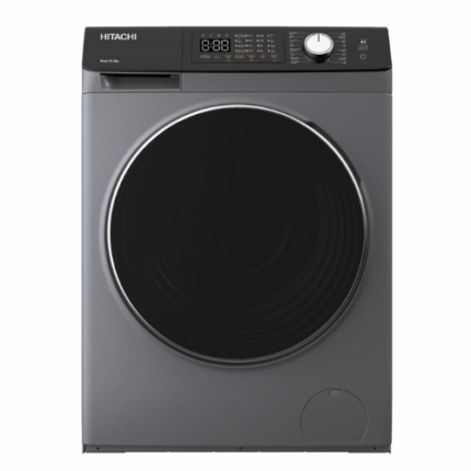 غسالة هيتاشي تعبئة أمامية 10.5 كيلو - انفرتر - رمادي غامق