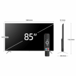 شاشة ٨٥ بوصة سمارت تشيك 4K QLED - Google TV