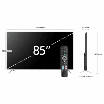 شاشة ٨٥ بوصة سمارت تشيك 4K QLED - Google TV