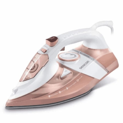 مكواة بخار سينكور 3200 وات - أبيض / وردي