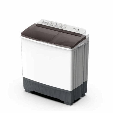 غسالة كلفينيتور حوضين 10 كيلو - أبيض