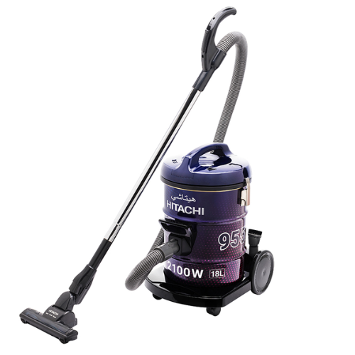 مكنسة هيتاشي ١٨ لتر برميل - 2100 وات - بنفسجي مكنسة هيتاشي ١٨ لتر برميل - 2100 وات - بنفسجي