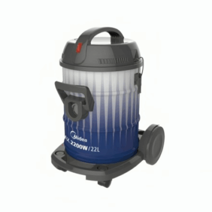 مكنسة ميديا برميل 23 لتر - 2200 وات - أزرق