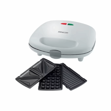 سخان ساندوتش سينكور 3*1 - 700 وات - أبيض