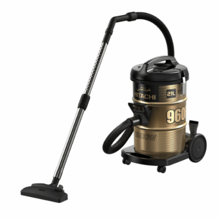 مكنسة كهربائية هياشي برميل 21 لتر - 2200 وات - أسود