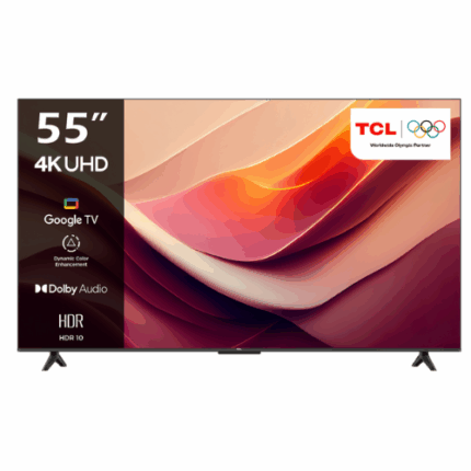 شاشة تي سي ال سمارت 55 بوصة - LED - 4K UHD - Google TV
