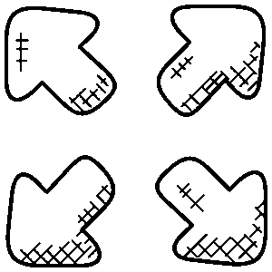 توزيع رباعي للهواء 