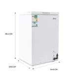 فريزر ارضي يوجين 3 قدم – أبيض