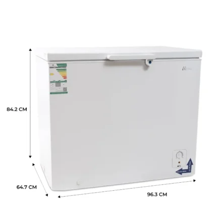 فريزر يوجين افقي 8.5 قدم -أبيض